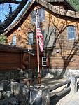 Camp Happy Hearts  
Homestead, Yosemite 
 
The flag pole is hand made from a redwood community  
water tank that was decommissioned in 2001. 
I was...