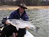 Glen with a nice striper on the fly.