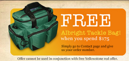 Free tackle bag offer