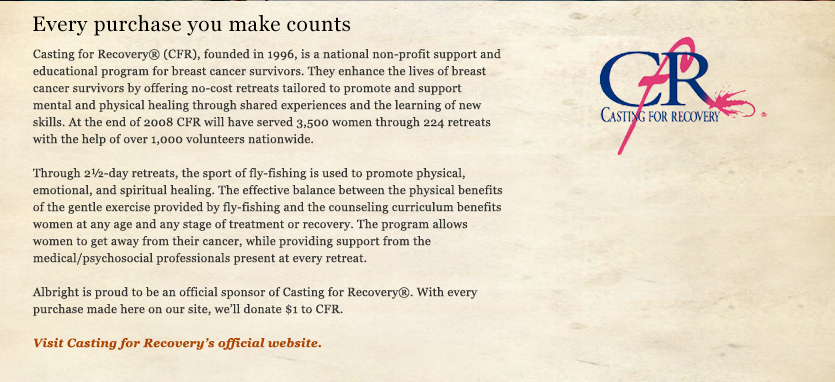 Casting for recovery