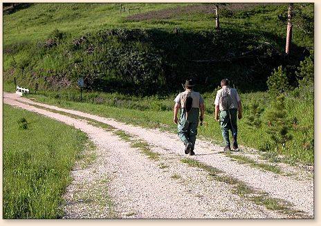Gus and Gil, easy access Castle Creek