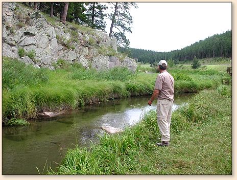 DD Burkholder on Ditch Creek