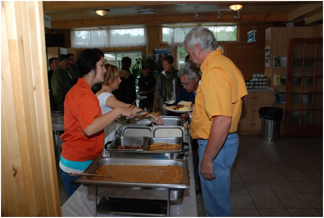 Serving up breakfast