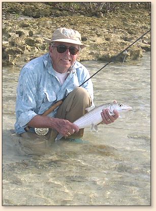 Bonefish in hand