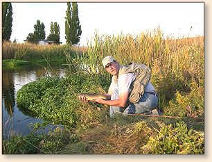 Steve Zweber fish in hand