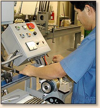 Taping the mandrel