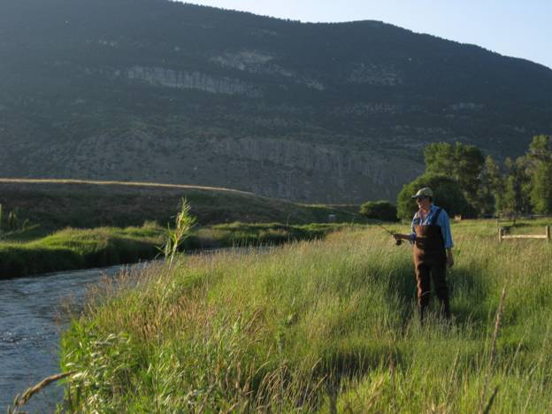 ladyfisher on DePuy's Spring creek