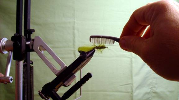 Using Craft fur for hackle - Warmwater fly fishing