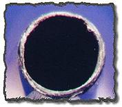 End view of Graphite rod blank