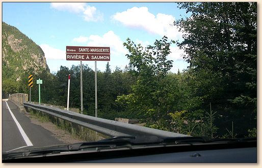 Ste. Marguerite River sign