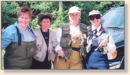 Kathi Surrette, Pat McMahon, Pat Robinson, Mary Lou Roxborough
