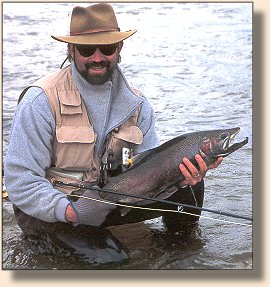 Guide John Valk with
 Saugeen River buck