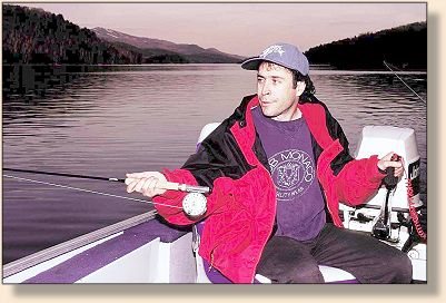 Local trolling flies at dawn on Lac Du Cerf