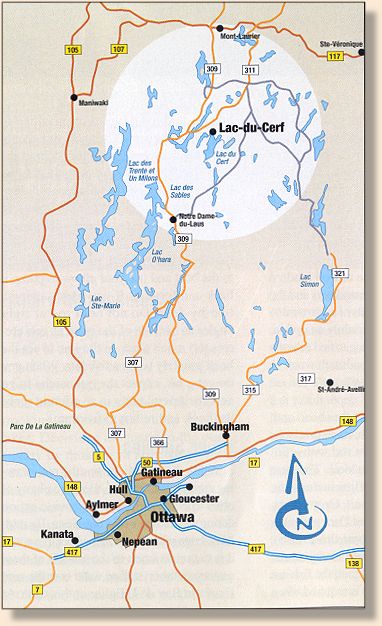 Lac du Cerf region