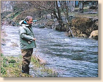 Paul Kearly Fishing the Waterford River