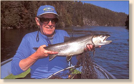 Ken High with and 8 lb. lake trout