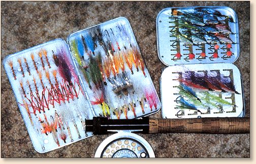 Author's fly box