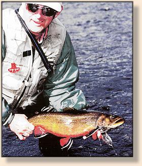 Dave Little with a 7 pound brook trout