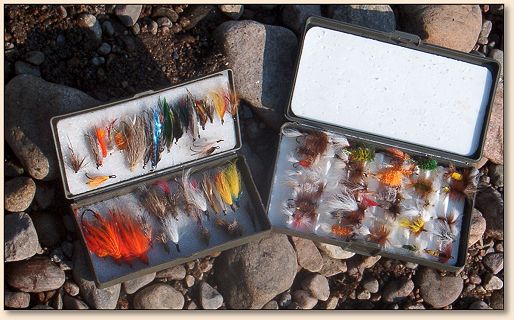 Fly Boxes on beach