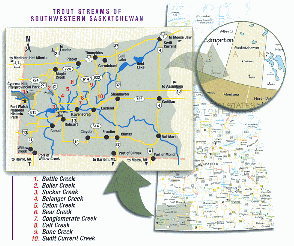 Trout Streams of Southwestern Saskatchewan