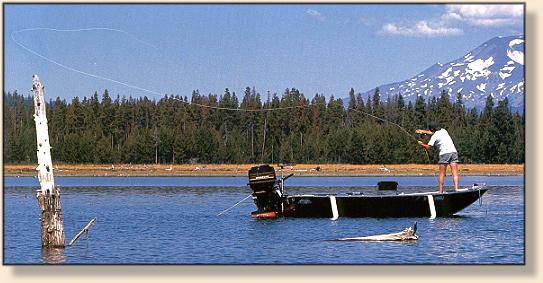 Long casts improve your chances of spooking fish