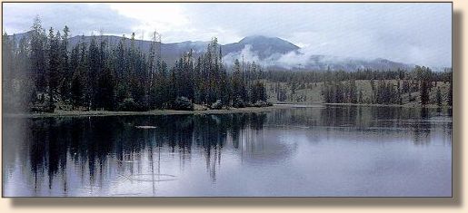 Upper end of Island Park Reservoir