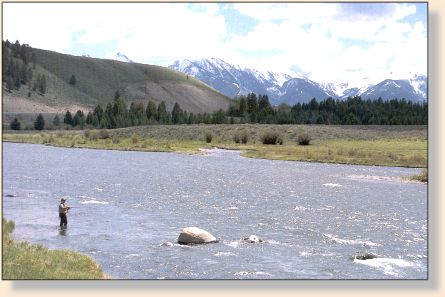 Below Quake Lake in April