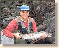 Tom Gilg with steelhead