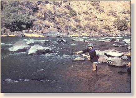 Rugged banks, deep holes and swift currents!