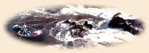 Driftboat picking it way through Blossum Bar