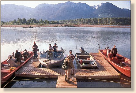 German tourists ready to attack the Skeena