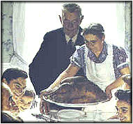 Norman Rockwell painting, Freedom From Want
