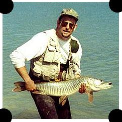 Jeff Martin and a tiger musky