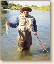 Ed with 1st fly rod bass