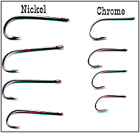 Nickel and Chrome Plated Hooks