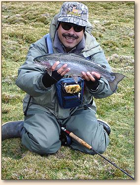 Rene with trout