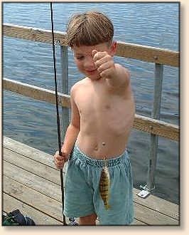 Ben and first fish