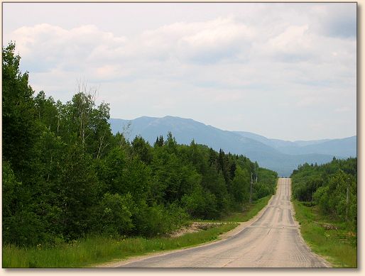 Road to Saguenay from Quebec City