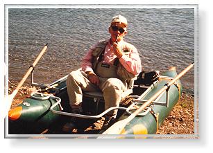 Leon and his Pontoon Boat