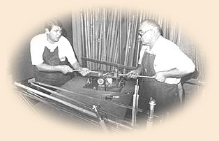 Press Powell, left, learned from his father, Walton Powell, right.