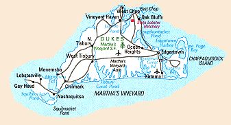 Martha's Vineyard map