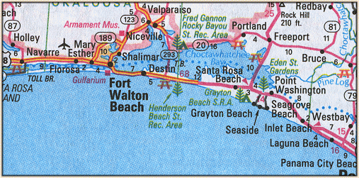Emerald Coast map