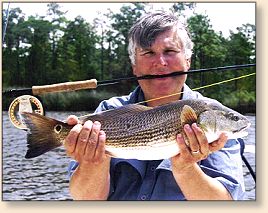 4# Redfish Using a DS Junior Fly