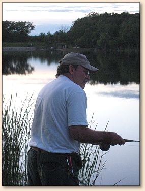 Joe at Kill Creek Lake