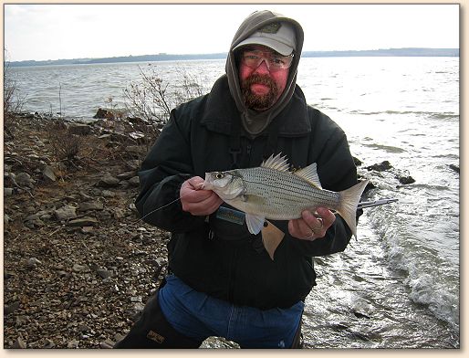 Tim with White Bass