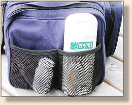 Note the Jergens lotion