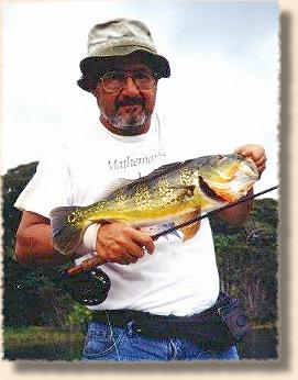 Author with tucunare