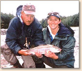 Rob Merrill and a happy client