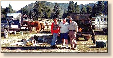 Rick, Bo and Mike at the Slough Creek Trailhead