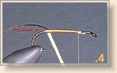 Floss body being formed, 2